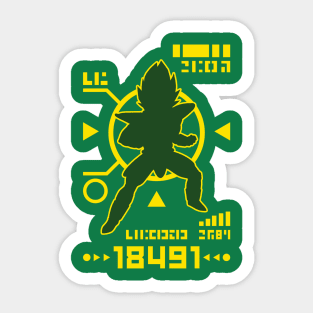 DBZ - Saiyan Power Over 18000 Sticker